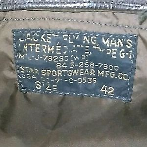 Vintage G-1 1950s NAVY Bombers jacket